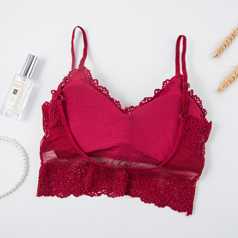 Bralette Triangle Set - Женский бесшовный бюстгальтер с чашками пуш-ап